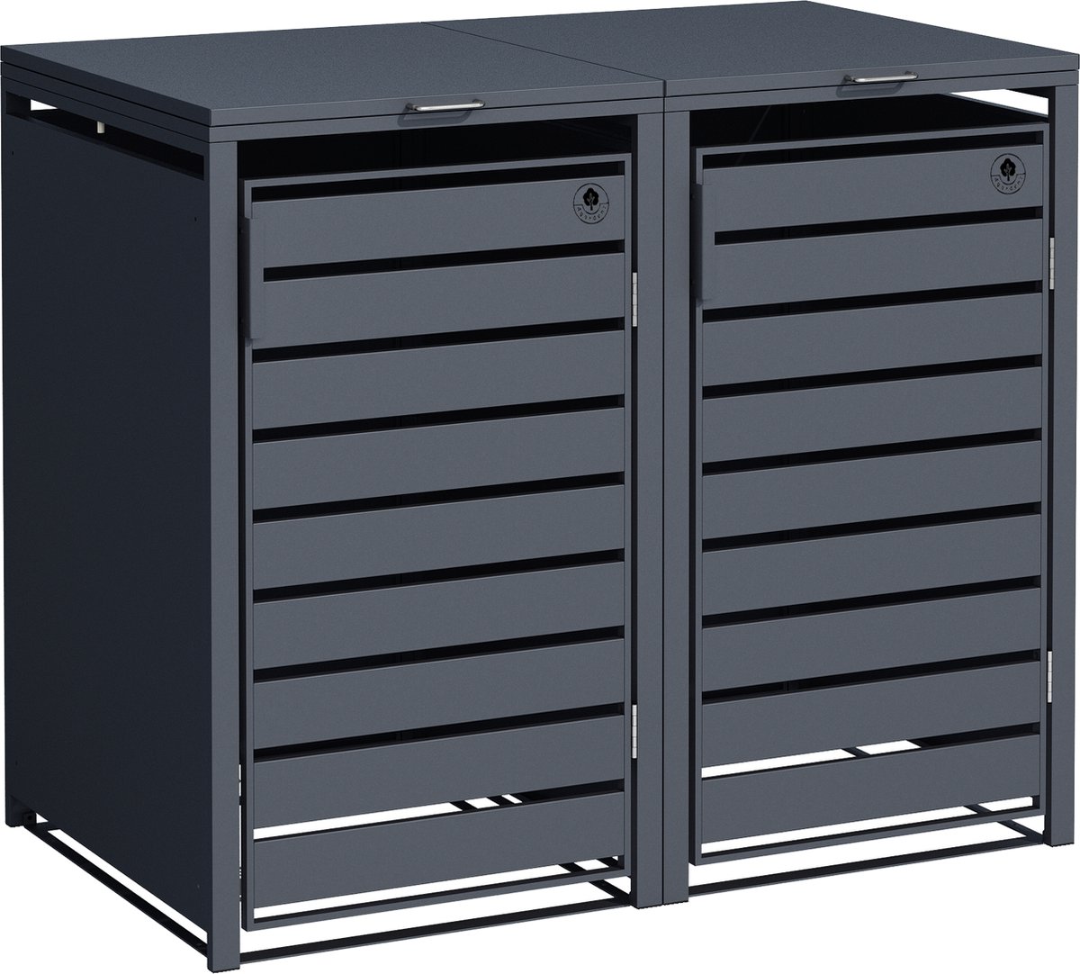 4gardenz ® containerombouw 2 kiko's kliko ombouw hoogwaardig materiaal -