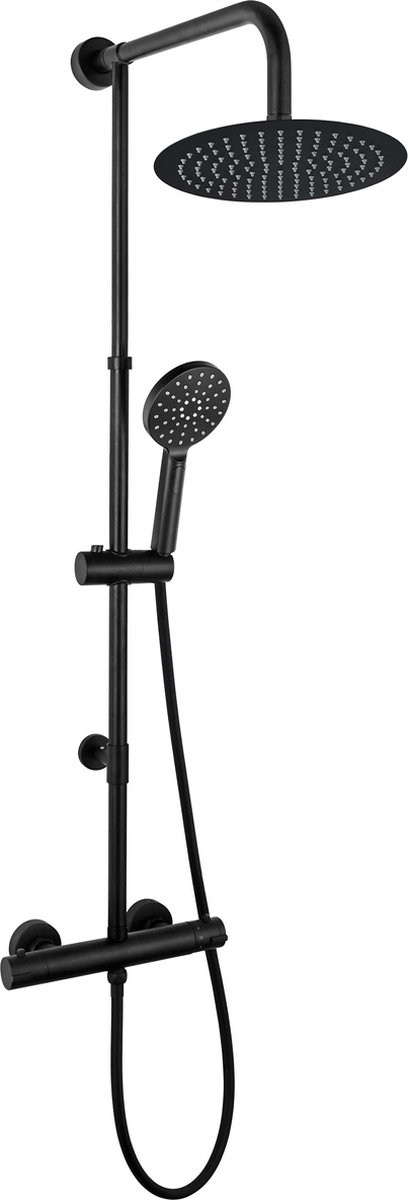 Luzzo ® 25 cm regendouche met thermostaatkraan -