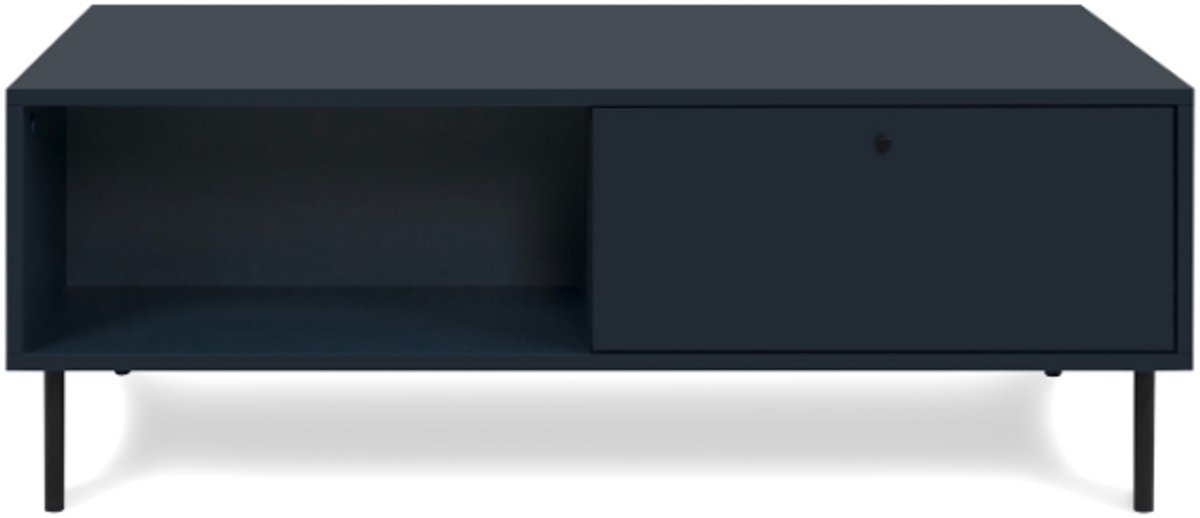 CaliCosy Table basse avec 2 tiroirs et 2 niches l110 cm bogota