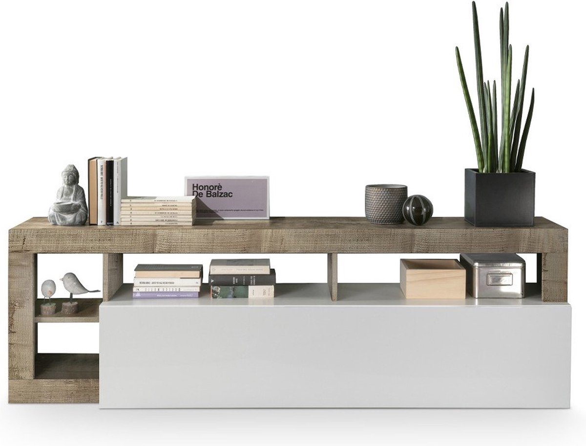 CaliCosy Meubel tv 1 neerklapbare deur l184 cm frankfurt