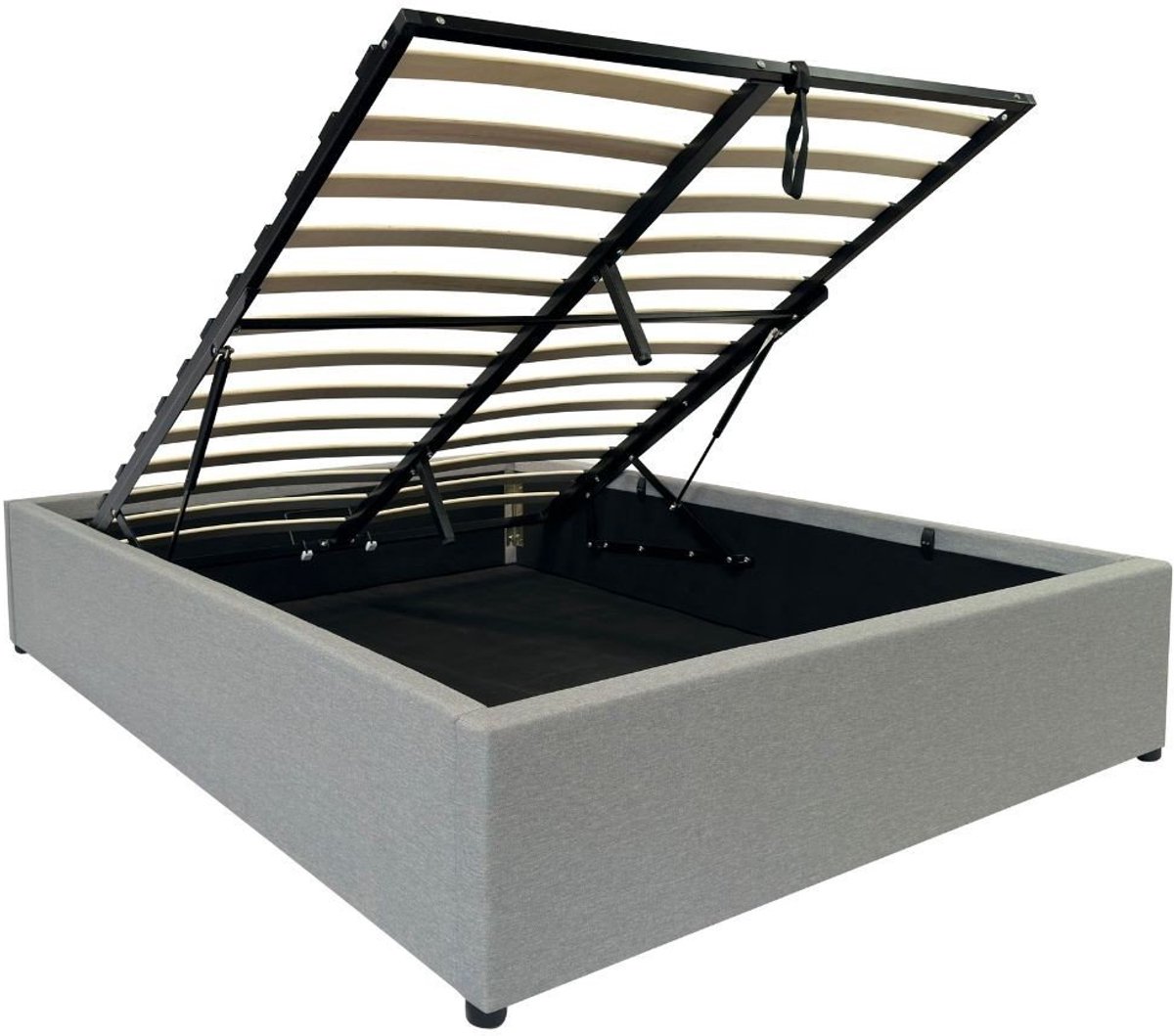 CaliCosy Kopie van opbergbed 140x190 cm met grijze stof romy