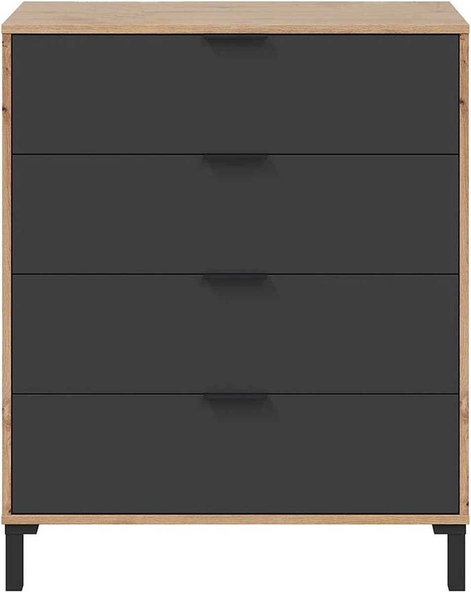 CaliCosy Commode met 4 laden l77,5 cm