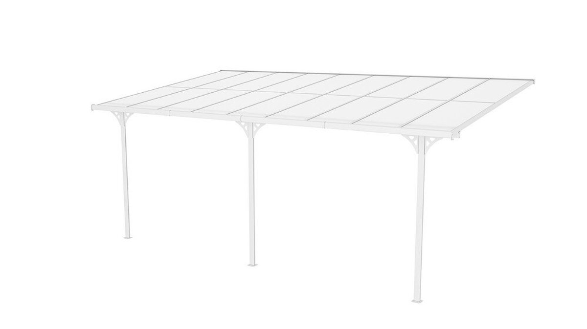 Westmann Aluminium terrasoverkapping bruce si06108w 300x556x270 cm -