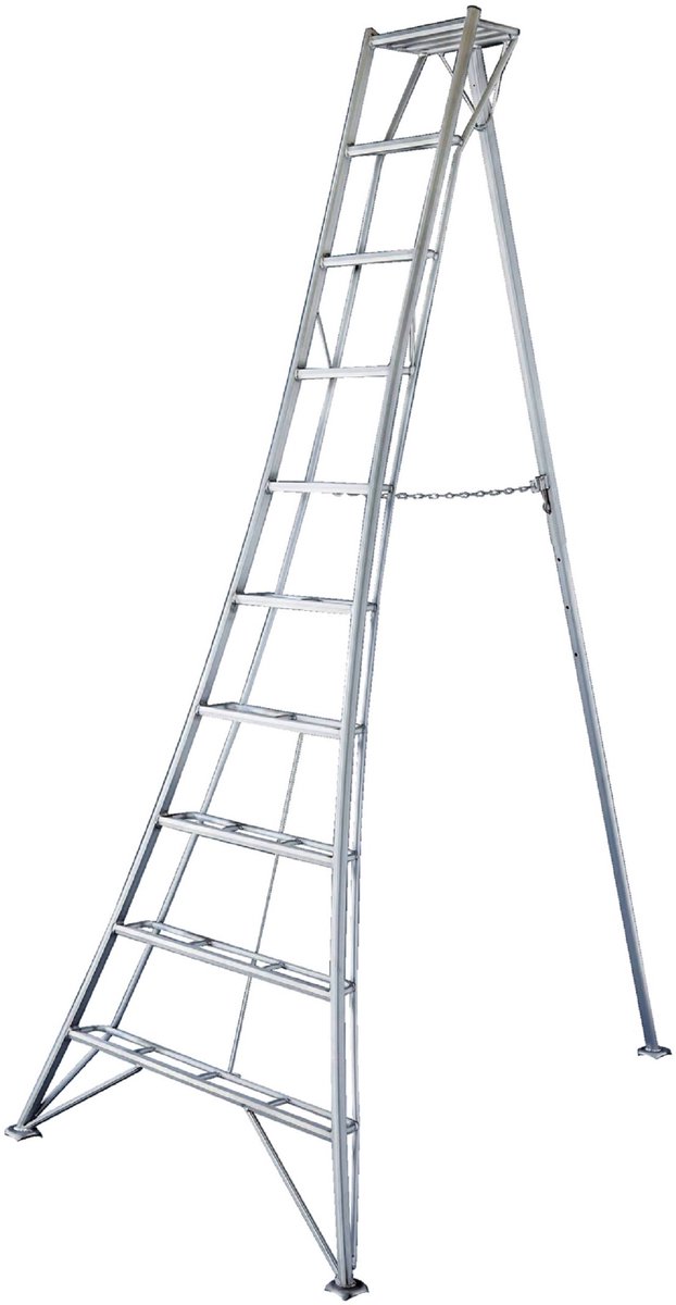 Niwaki Driepoot tuinladder 300 cm snoeiladder tripod ladder plukladder nw03000