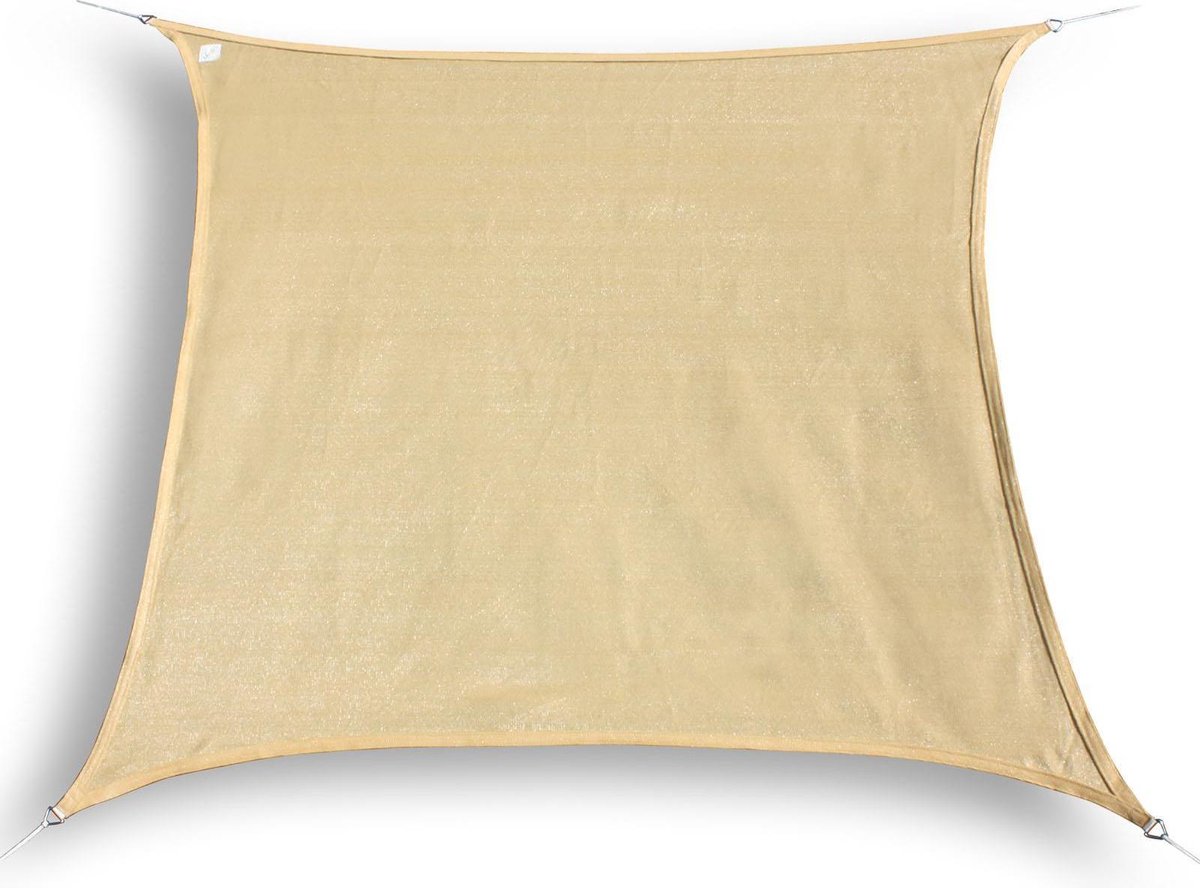 Hanse® Schaduwdoek vierkant waterdoorlatend 5x5m zonnedoek