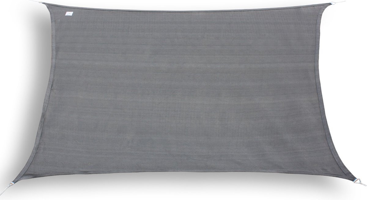 Hanse® Schaduwdoek rechthoek waterdoorlatend 3x6 m zonnedoek