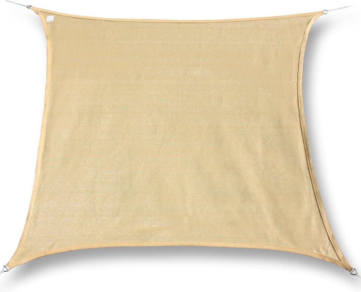 Hanse® Schaduwdoek vierkant waterafstotend 5x5 m zonnedoek