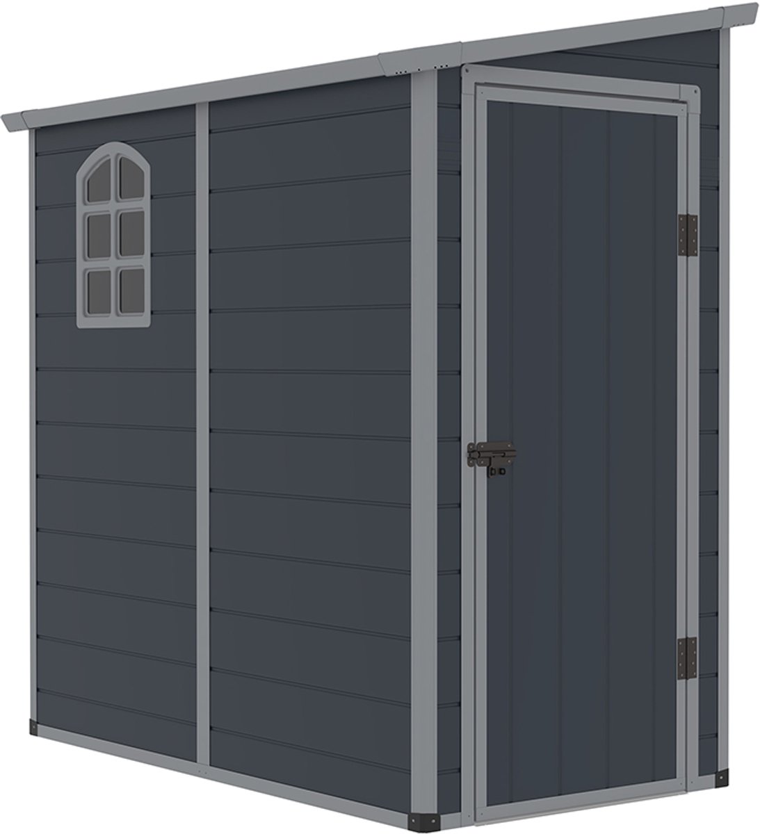 Westmann Kunststof aanbouw tuinschuur hortus m -111x191x194cm -