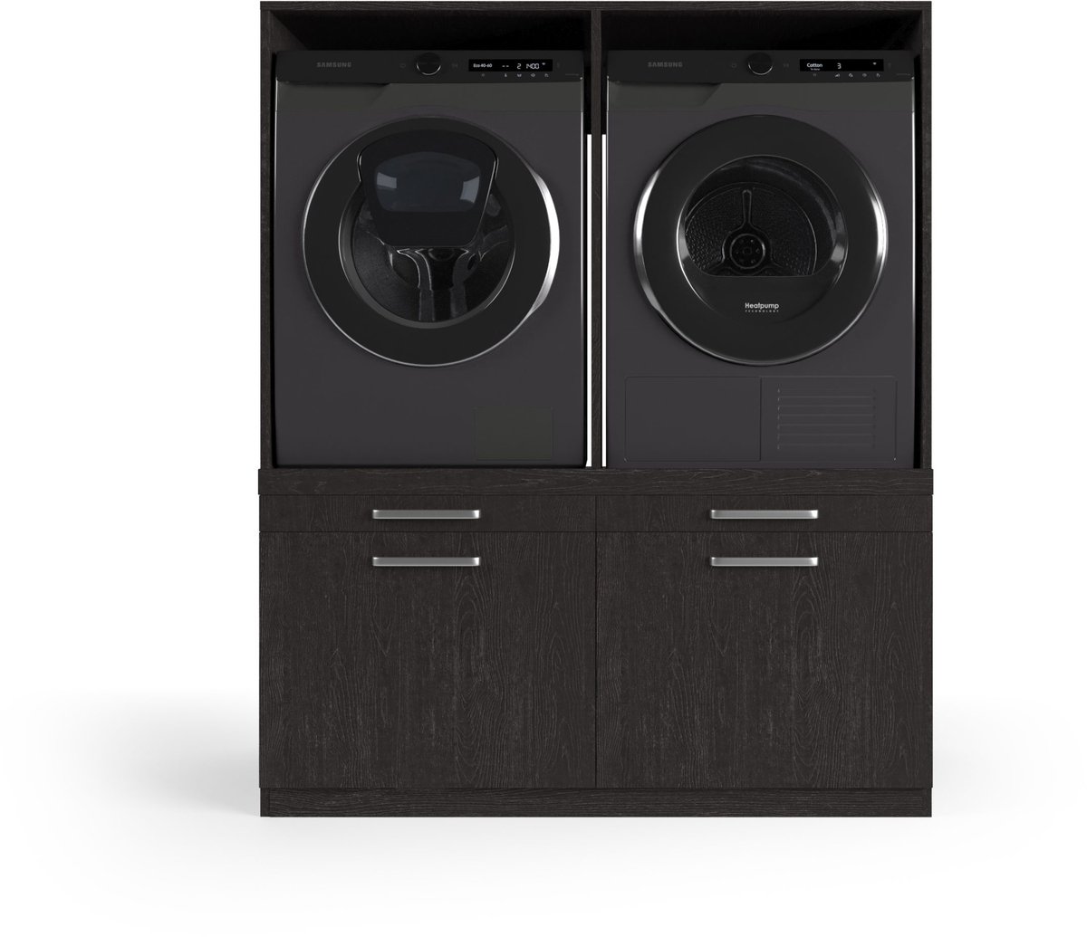 Wasophoogte Wasmachine kast oslo – Ébène