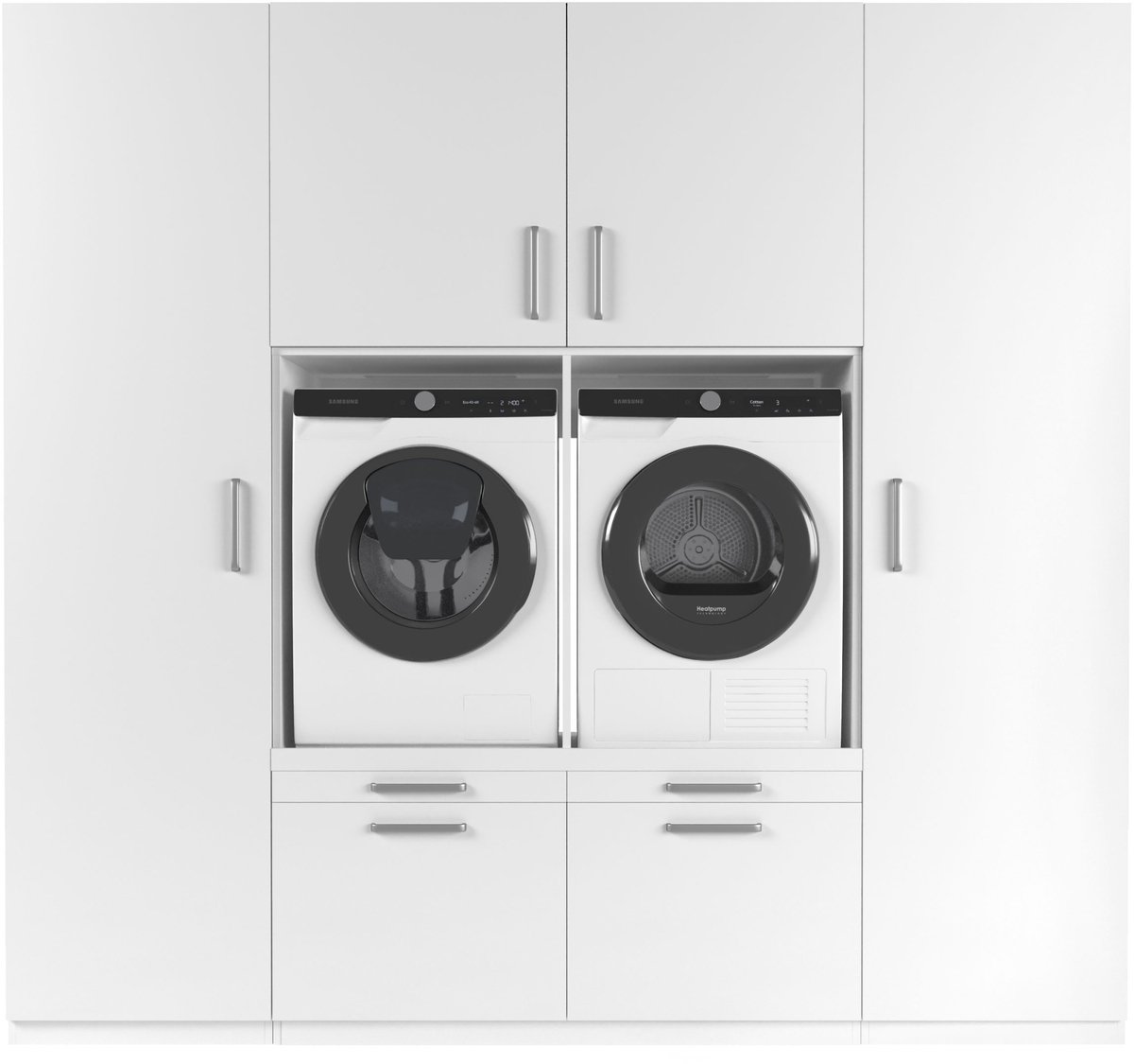 Wasophoogte Wasmachine kast vienna – pure