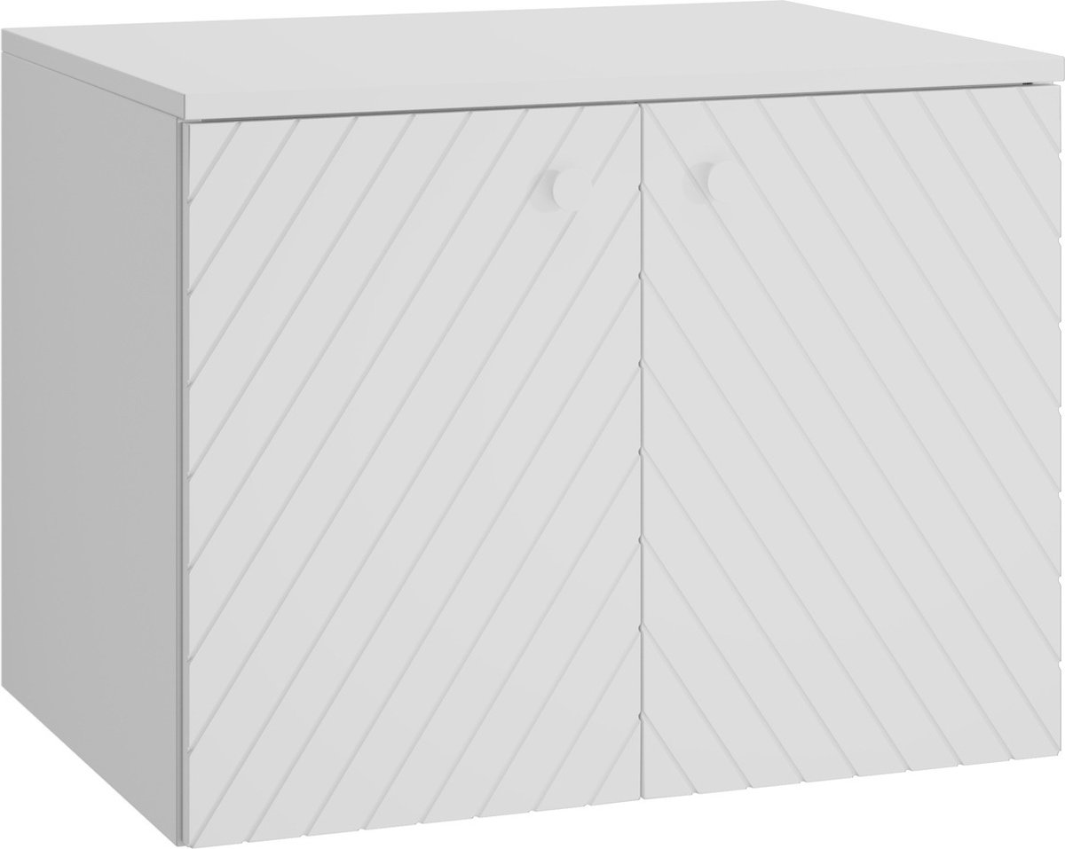 Badplaats Wastafel onderkast orlando 60 x 44 x 46 cm mat badkamerkast –