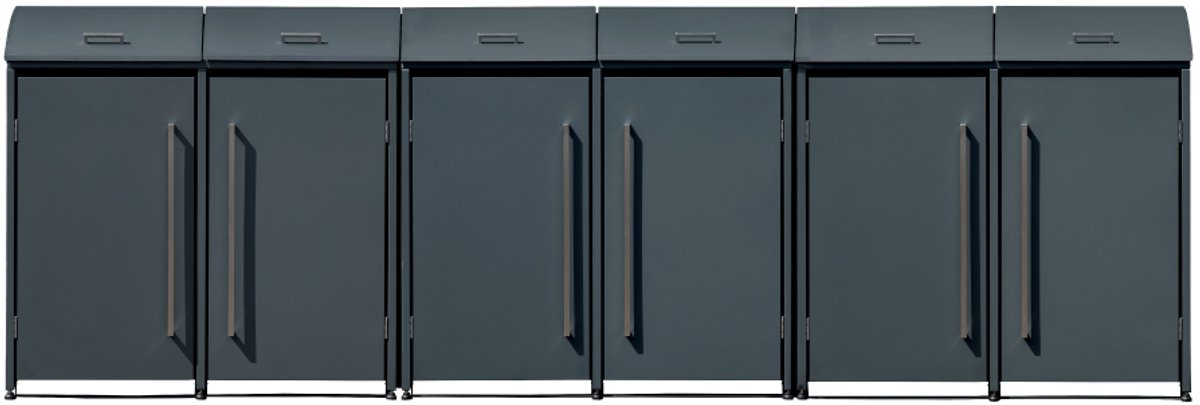 Westmann Moderna containerombouw afvalbak kliko ombouw 6 containers