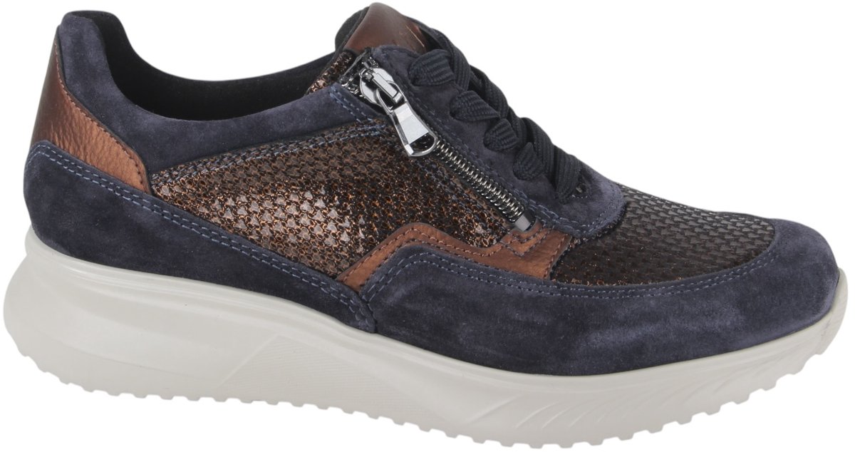 Waldläufer 617k01-500-479 dames veterschoenen sportief