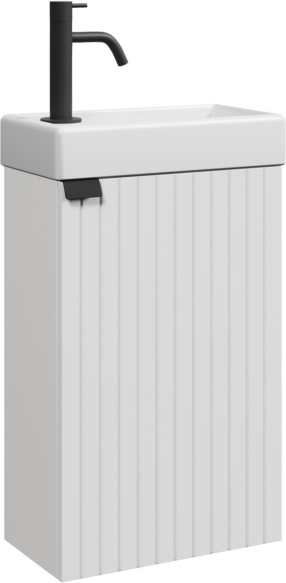 Badplaats Toiletmeubel bosco 40 x 22 cm mat fonteinmeubel met wastafel