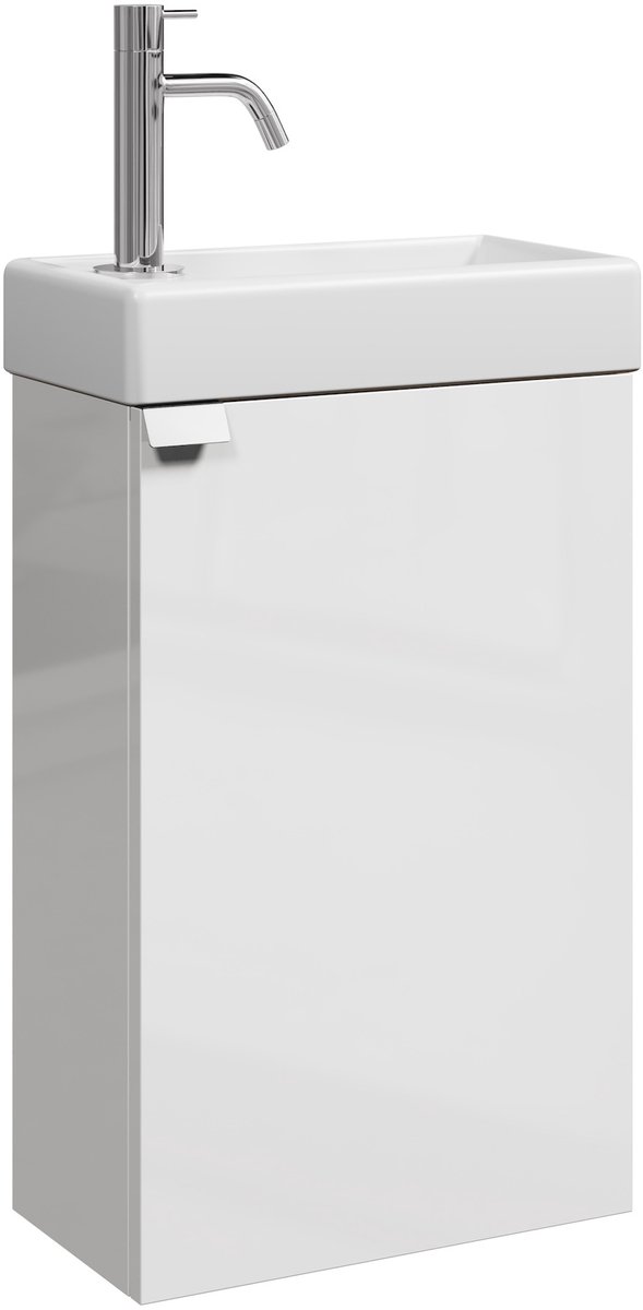 Badplaats Toiletmeubel apollo 40 x 22 cm hoogglans fonteinmeubel met