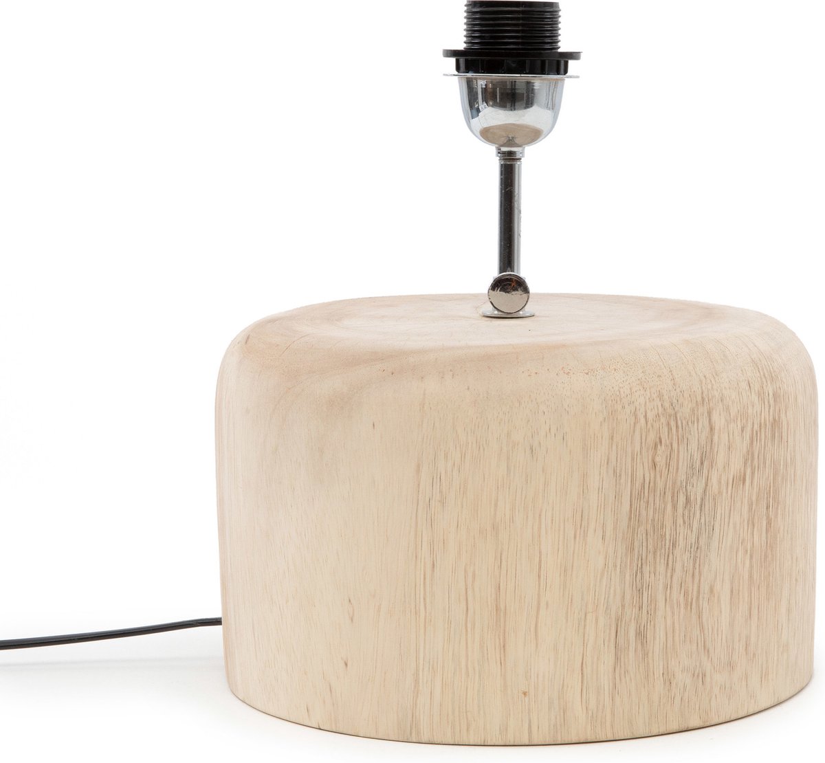 Bazar Bizar The teak wood table lamp base natural