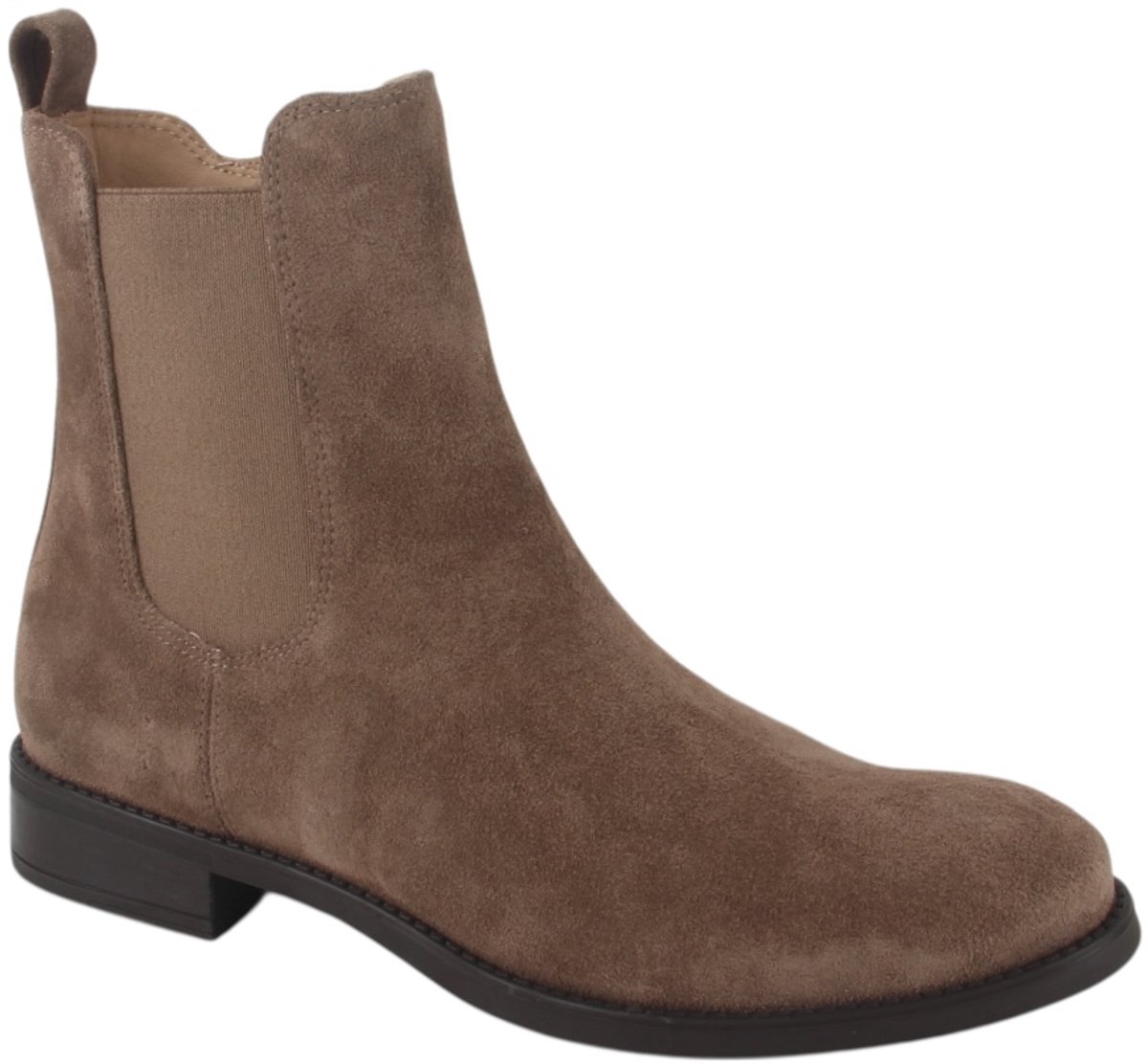 Unisa Barty f25 bs taupe dames enkellaarzen gekleed