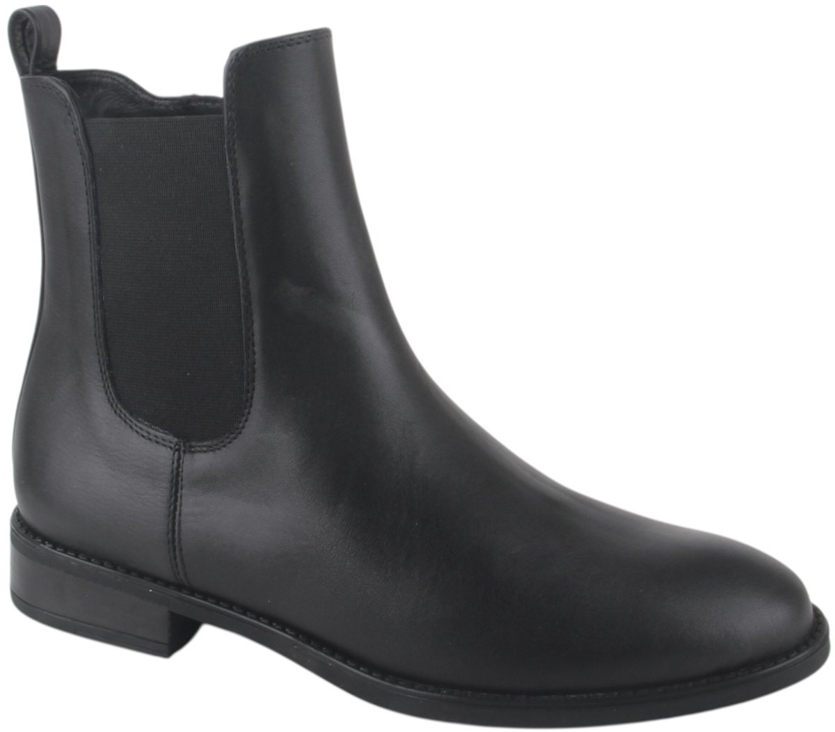 Unisa Barty f25 stt black dames enkellaarzen gekleed