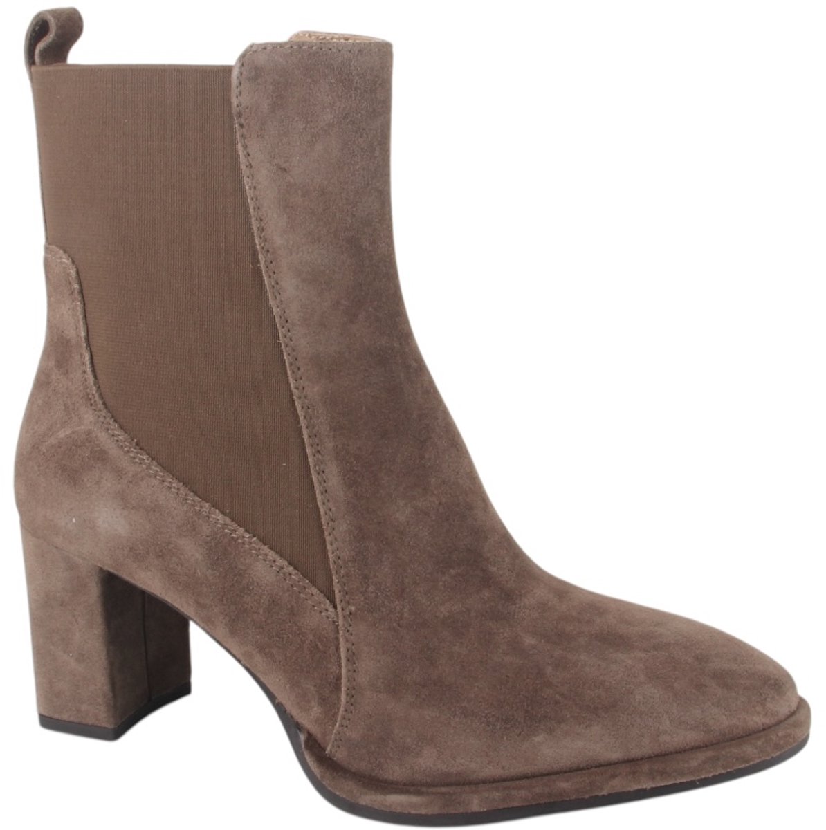 Unisa Luanco bs taupe dames enkellaarzen gekleed