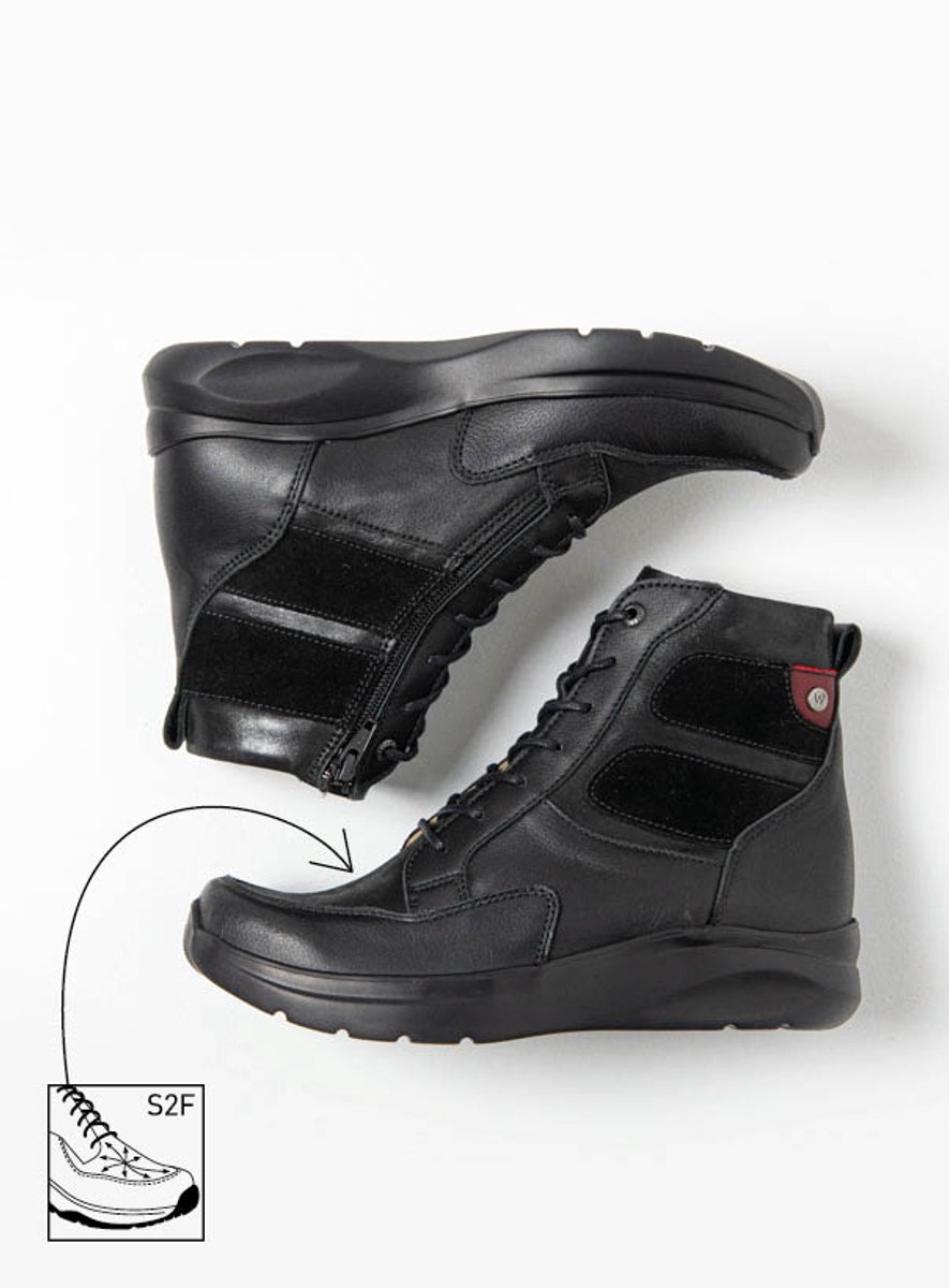 Wolky 0640290-000 dames veterboots sportief