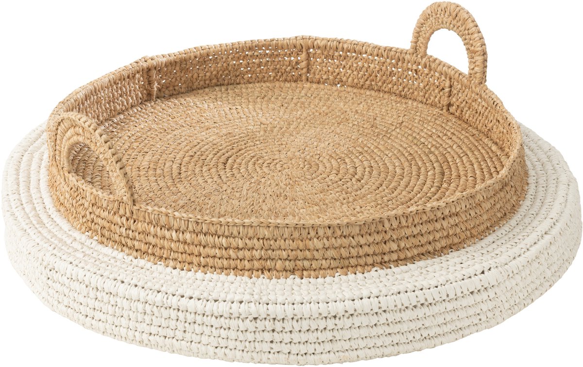 J-Line Tray floating polystyrene white/natural