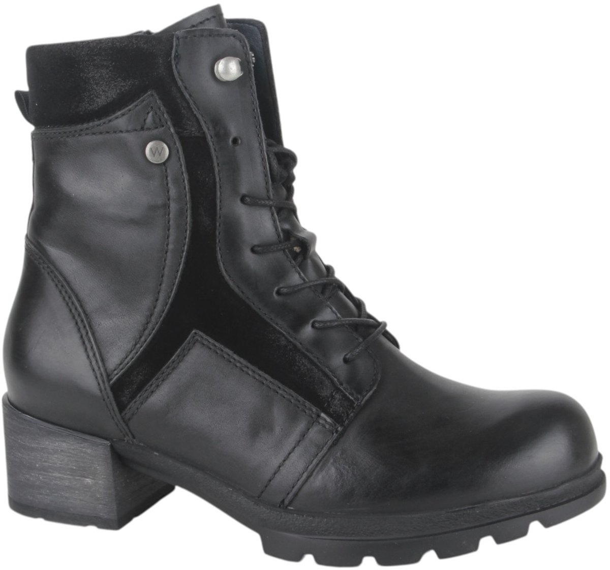 Wolky 0610030-000 dames veterboots gekleed