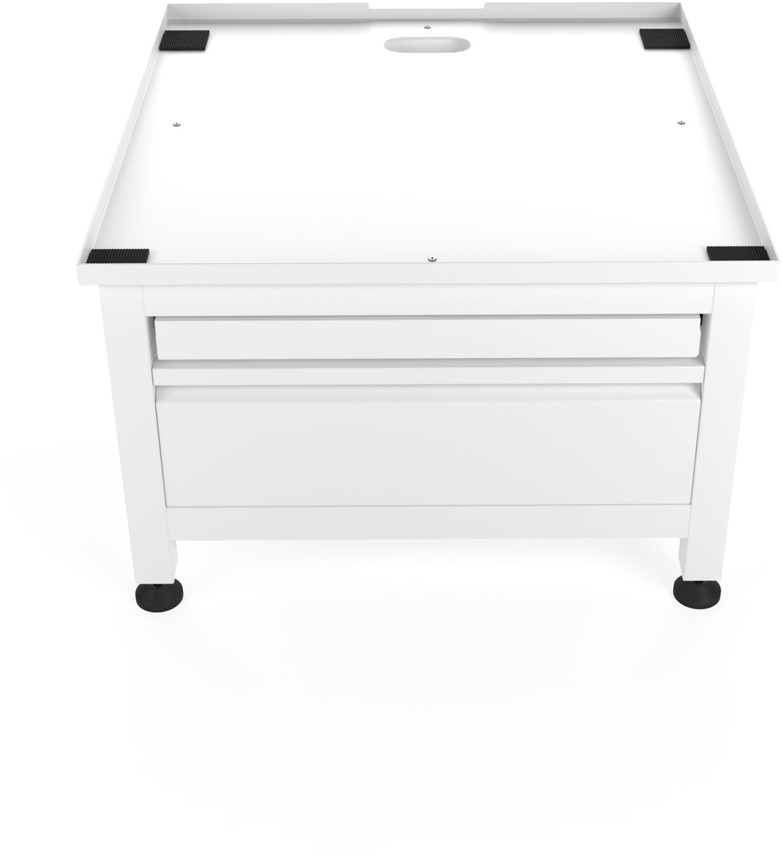 Wasophoogte Wasmachine verhoger – novapro met lade en plateau wit