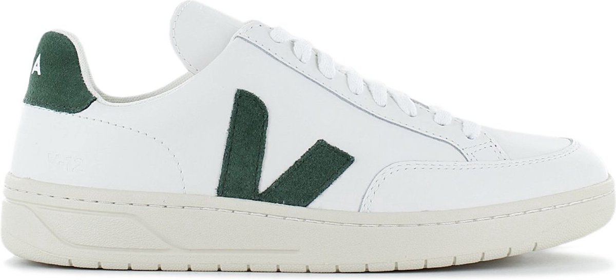 Veja V-12 B-Mesh Damestrainers - (Wit / Groen)