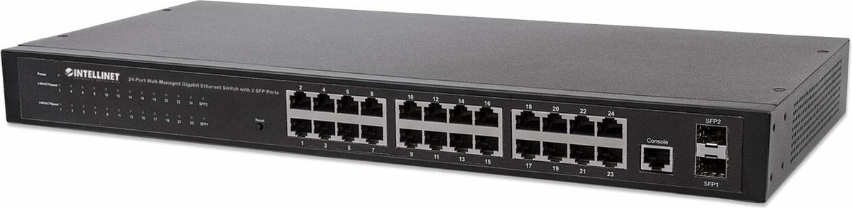 Intellinet Switch 24x GE Web-Managed Rac