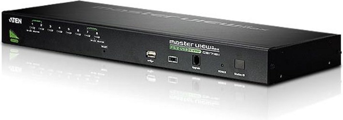 Aten 1U Rackmount KVM KVM 8 Port USB&PS2