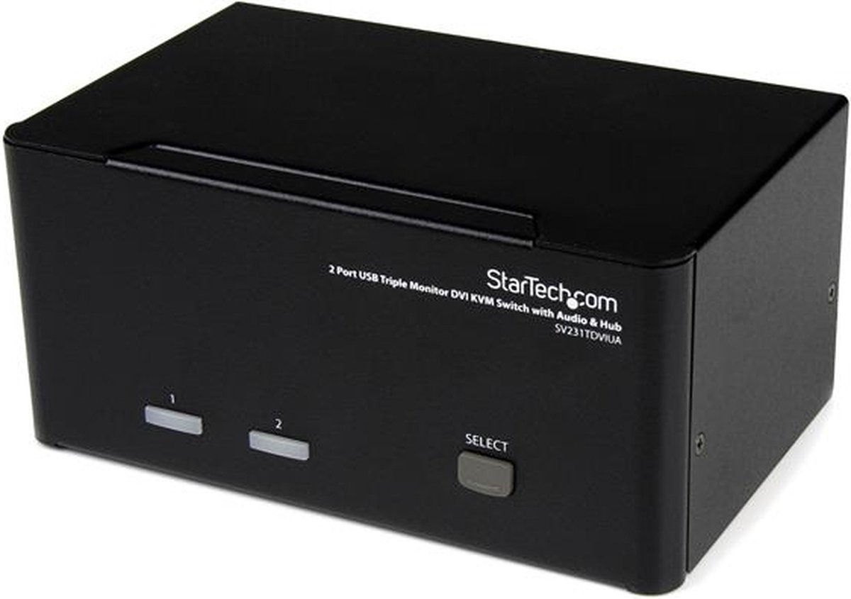 Startech 2 Port Triple Monitor DVI USB K