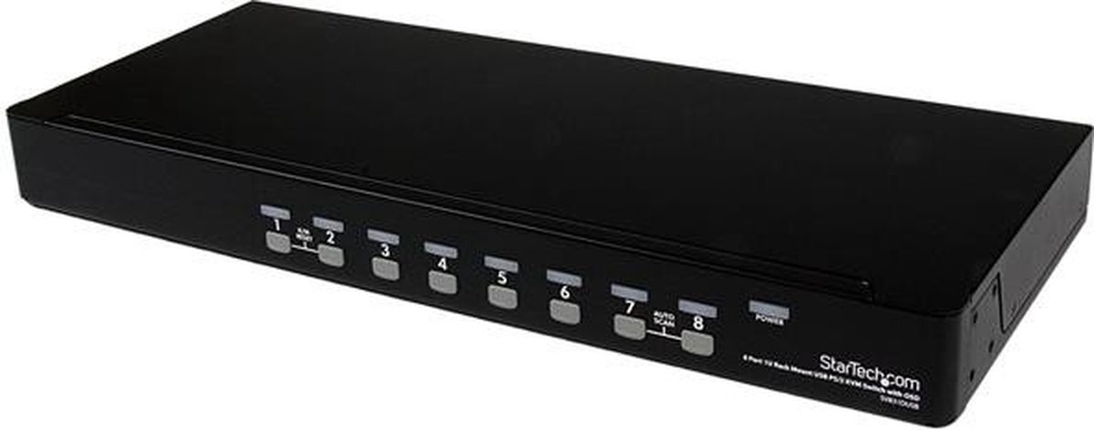 Startech 8 Port 1U Rackmount USB PS/2 KV