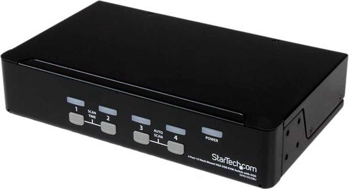 Startech 4 Port 1U Rackmount USB KVM Swi