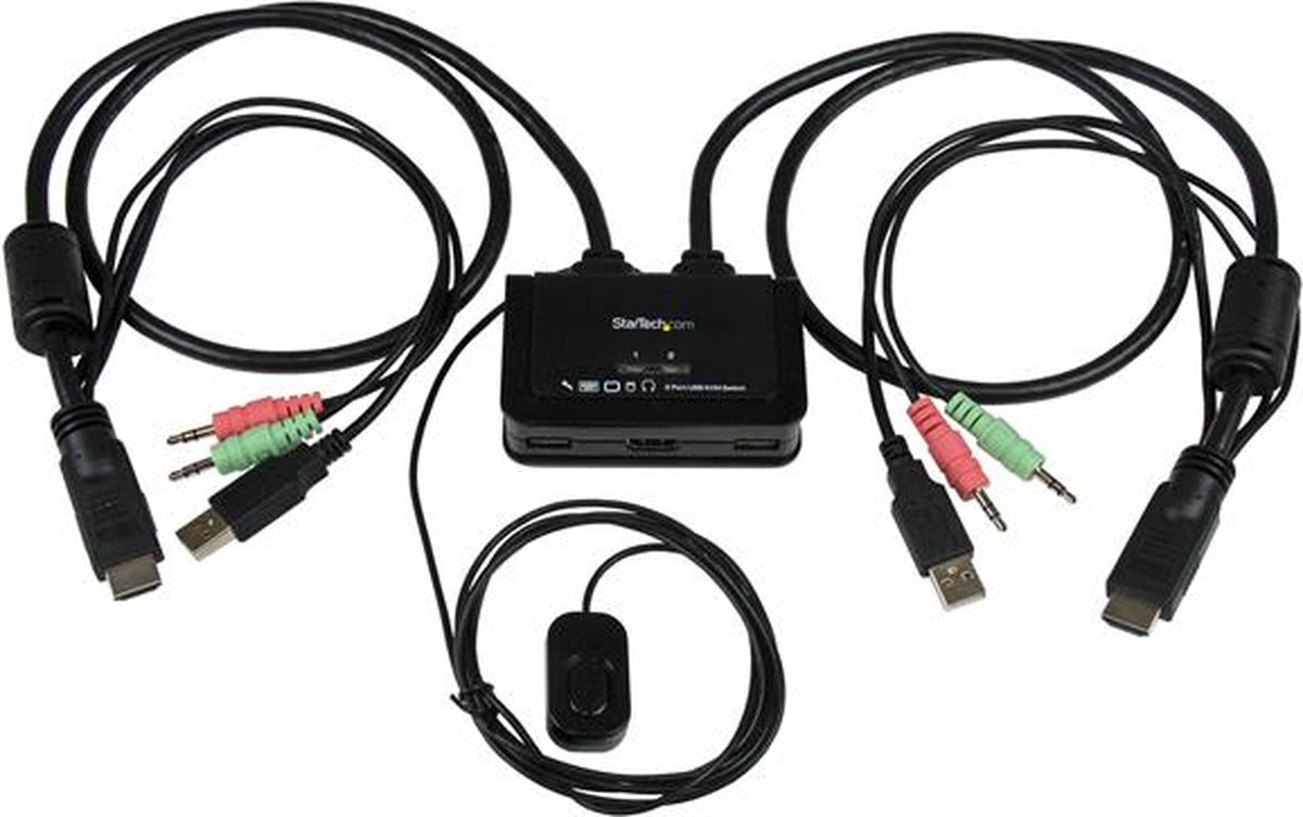 Startech 2 USB HDMI Kabel KVM Switch
