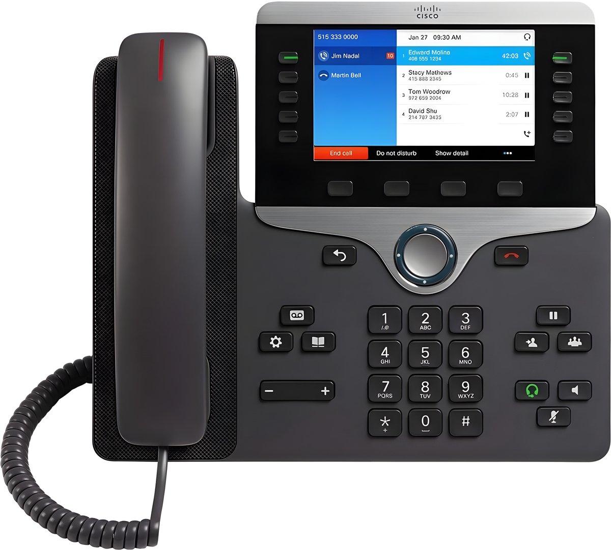 Cisco IP Phone 8841, VoIP phone, SIP,