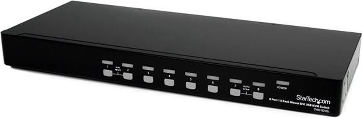 StarTech 8 Port 1U Rackmount DVI USB KVM
