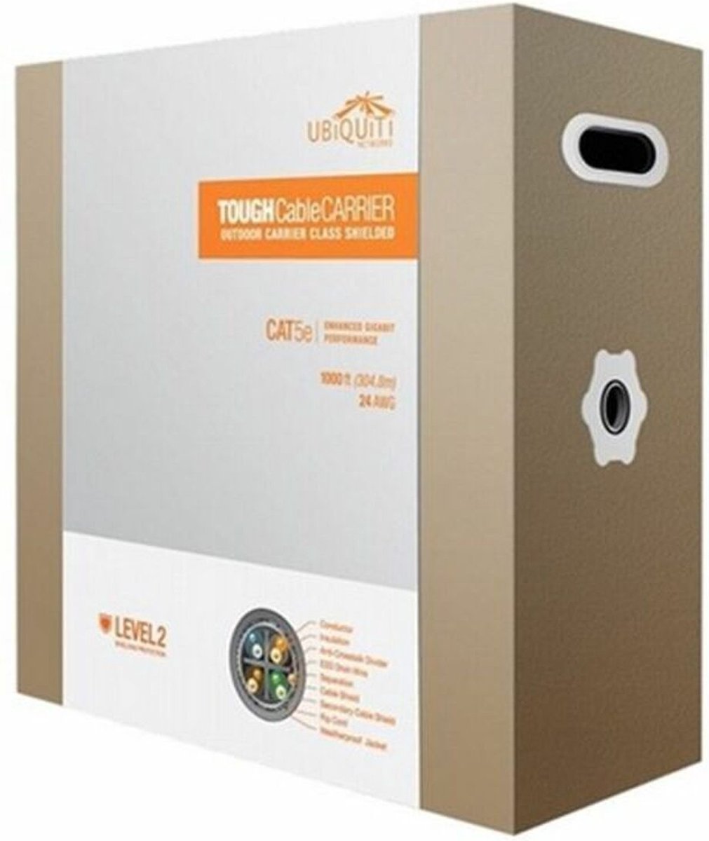 Ubiquiti Cat5e Instal. 305m. FTP Grijs
