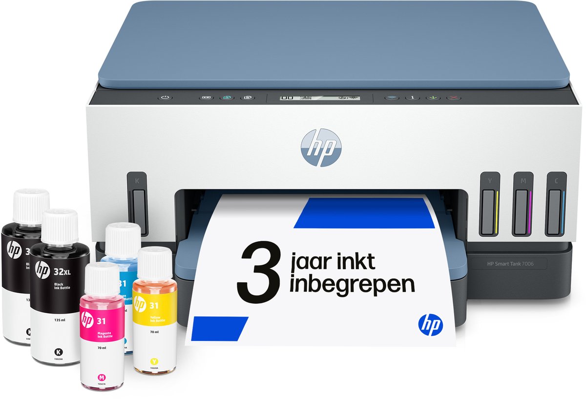 HP Smart Tank 7006 AIO A4 color 9ppm