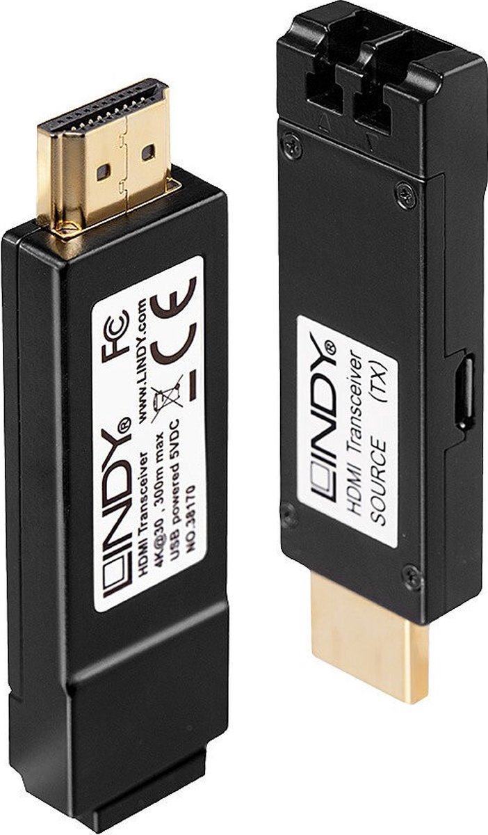 LINDY Fibre Optic HDMI Extender, video/a