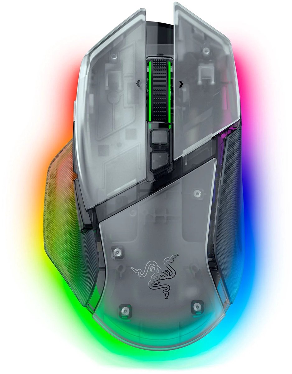 Razer Basilisk V3 Pro 35K - Phantom White Edition