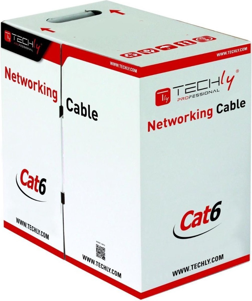 TechlyPro UTP Cat6 bulk cable 4x2 strand