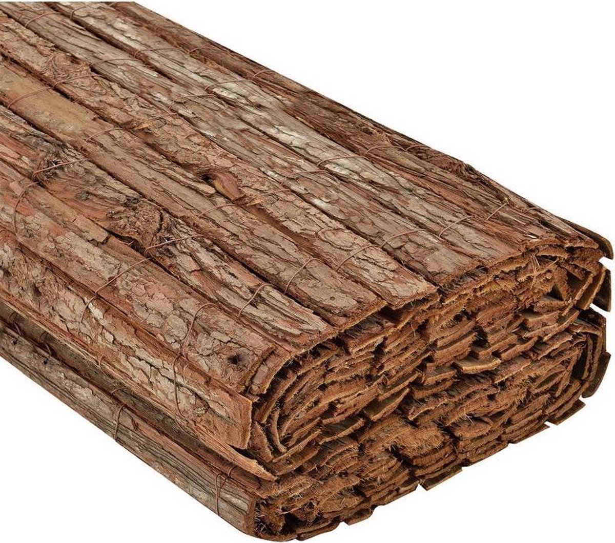 Boomschorsmat tuinscherm dubbelzijdig 200x500cm