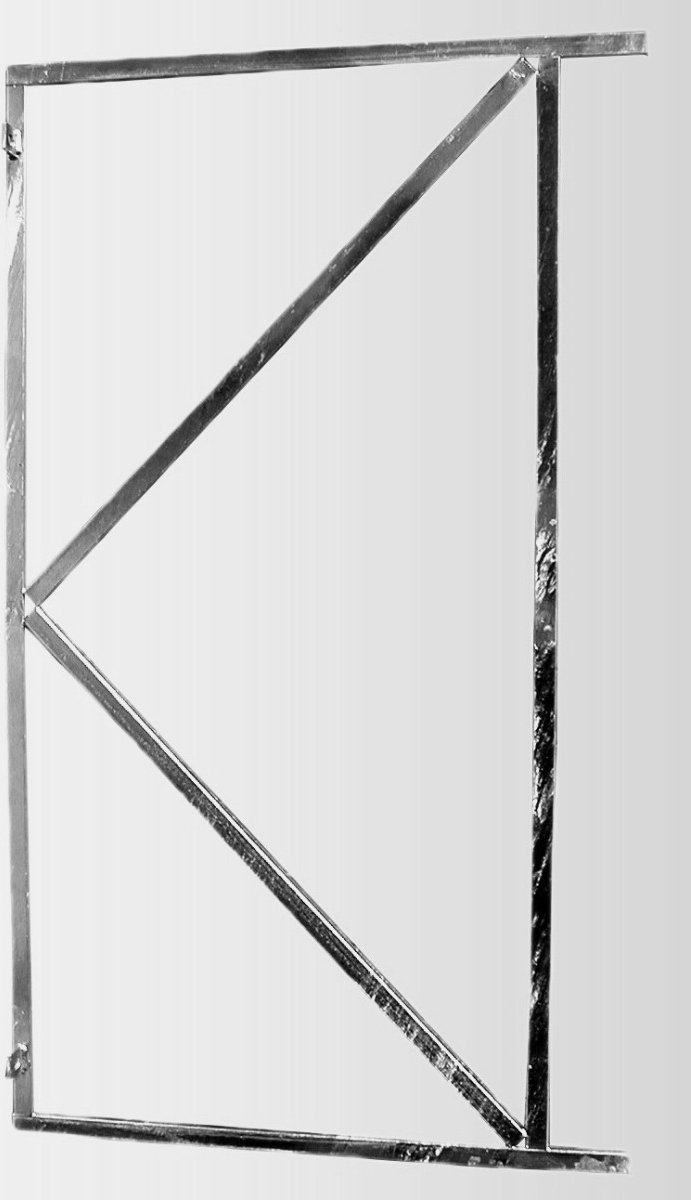 Poortframe tuinpoort verstelbaar 120x155cm