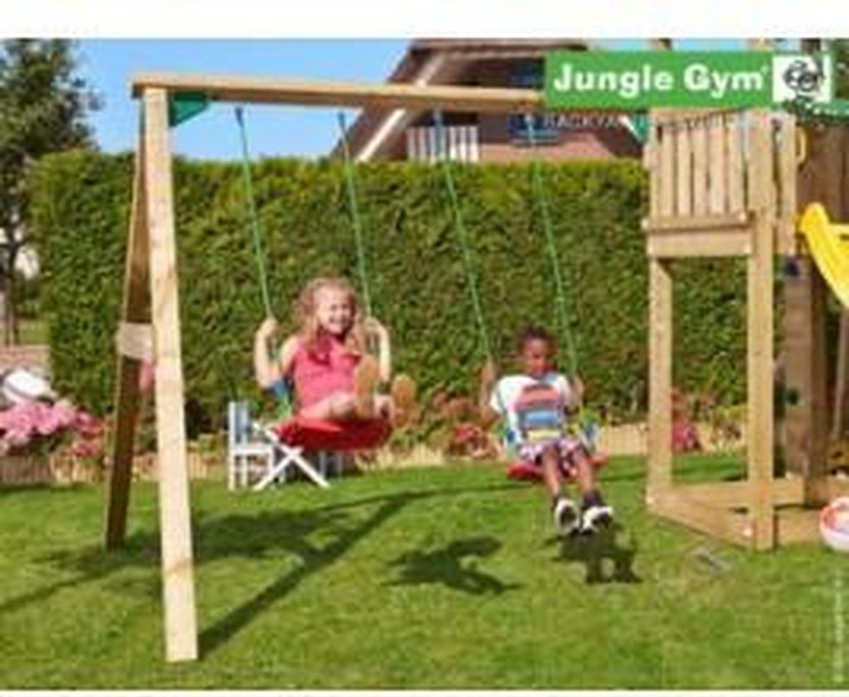 Houten speeltoestellen Jungle Swing aanbouwset swing module