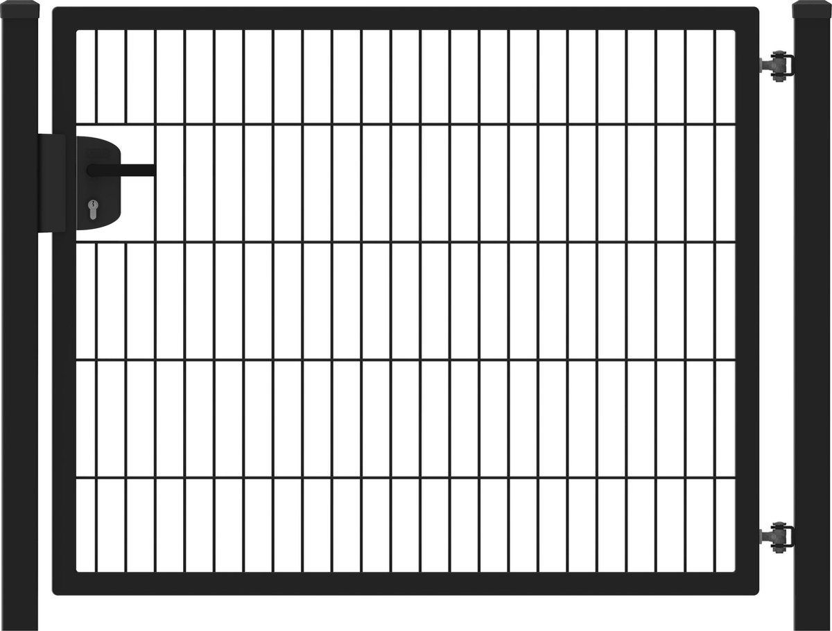 Draaipoort voor hekwerk 100x203cm groen