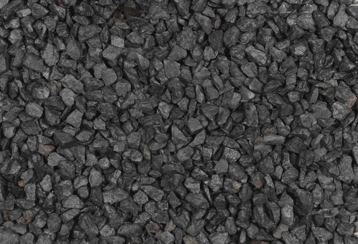Siergrind zwart basalt per 1000kg.
