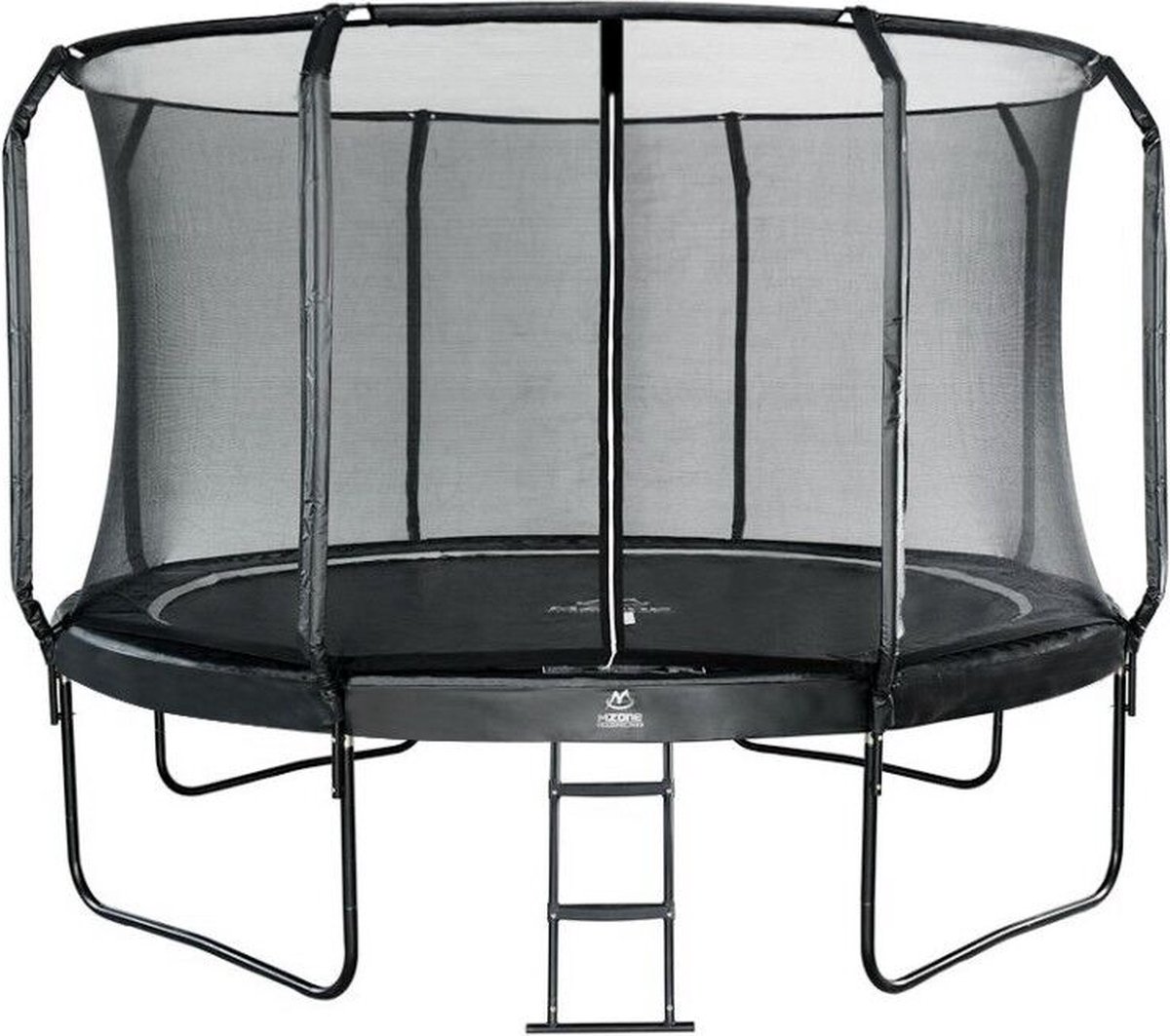 Trampoline met veiligheidsnet en trap carbon fiber 250cm