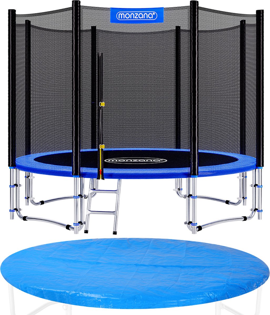 Trampoline Ø305cm incl veiligheidsnet TÜV SÜD GS hoes