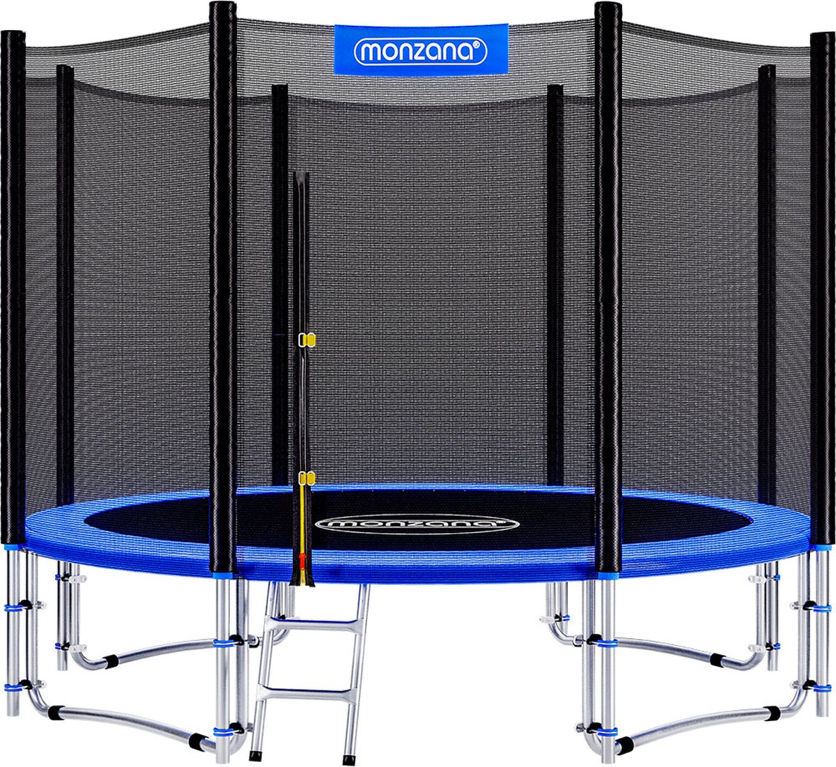 Trampoline Blauw Ø427cm incl Veiligheidsnet & Ladder