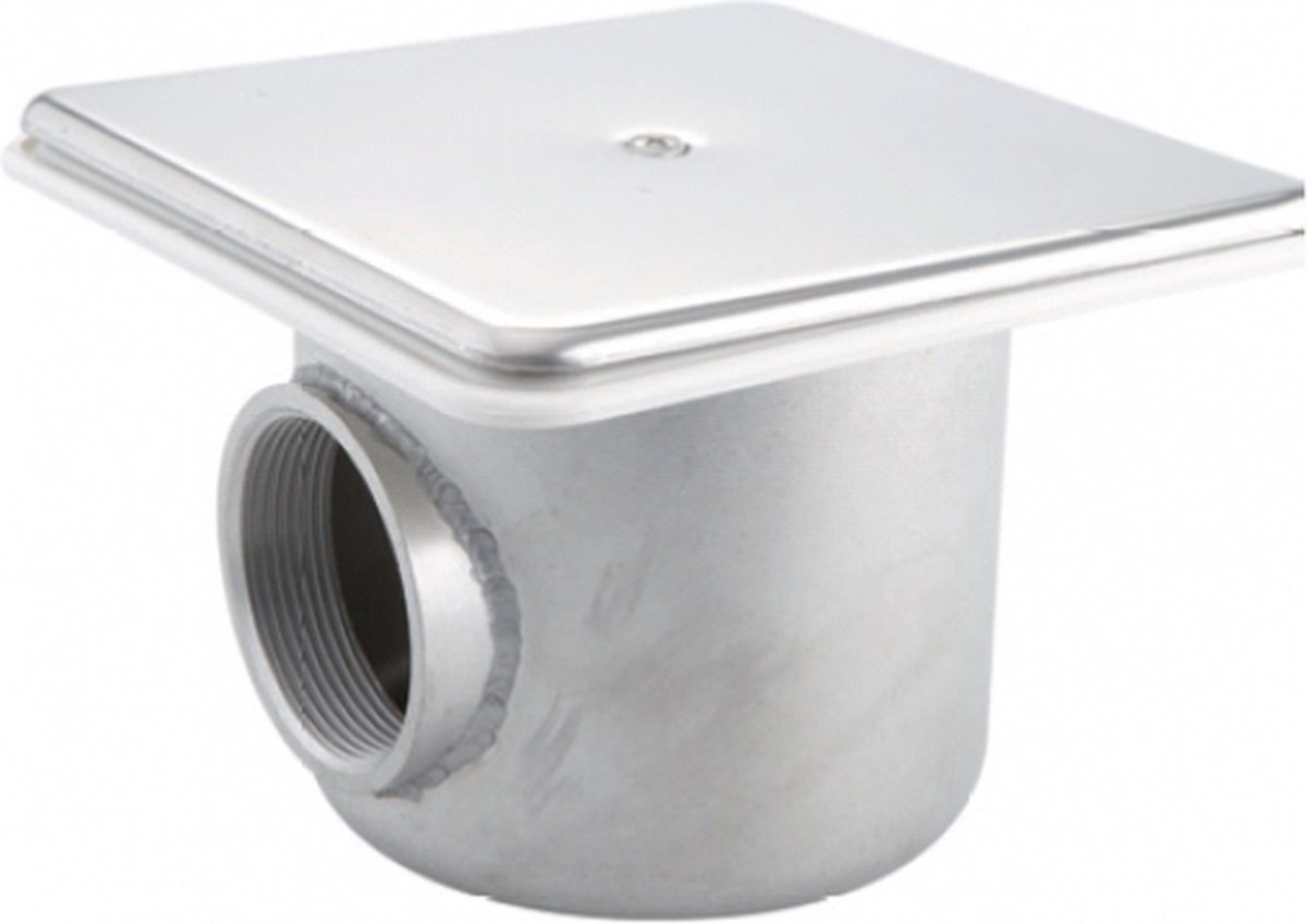 AstralPool Bodemdrain vierkant RVS 316 2" - beton Astralpool